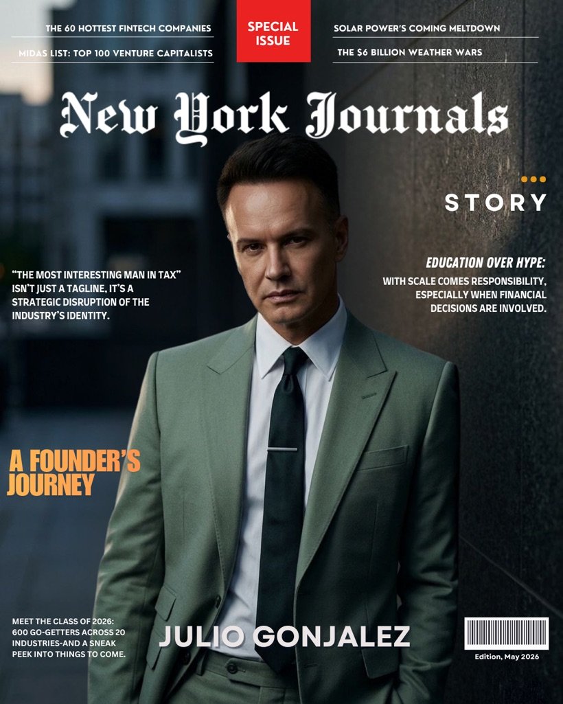The NY Journals cover: Julio Gonzalez