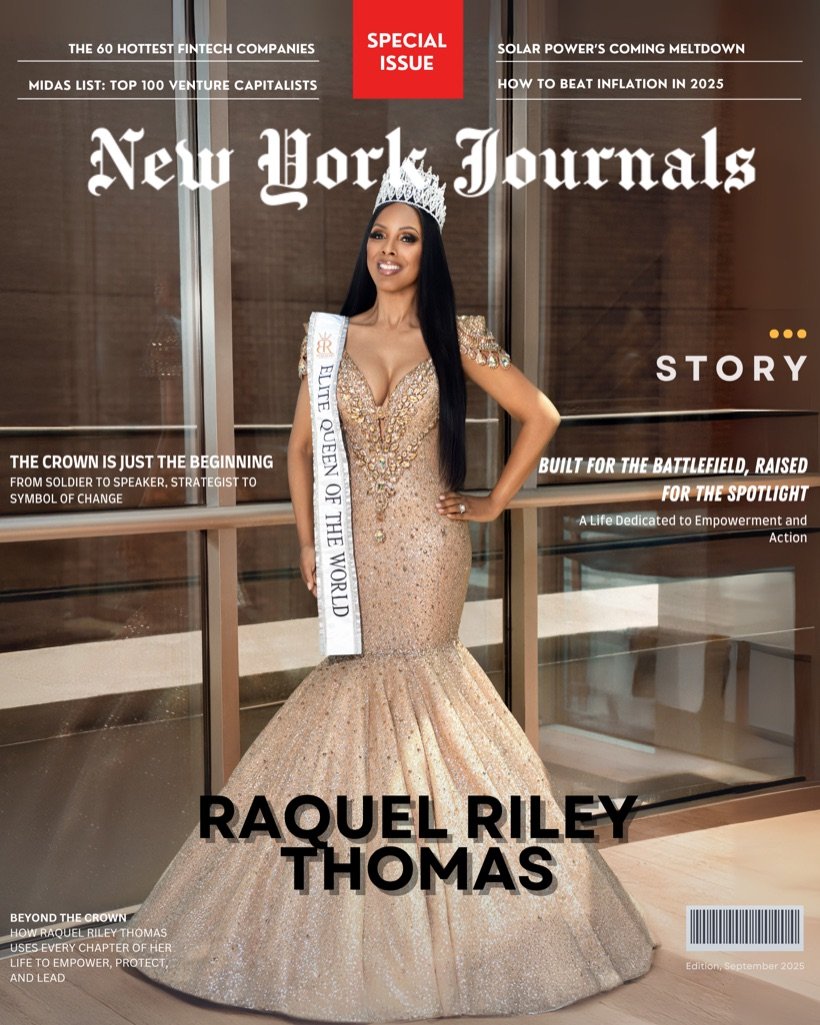 The NY Journals cover: Raquel Riley Thomas