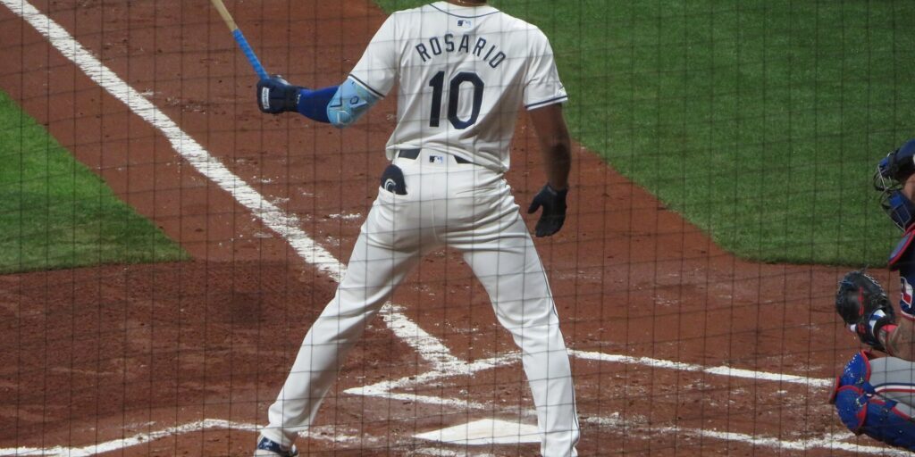 Tampa Bay Rays batter at the plate